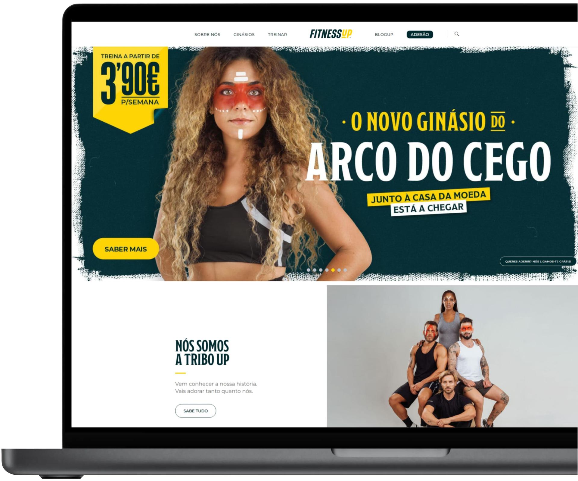 Fitness UP gym chain portal