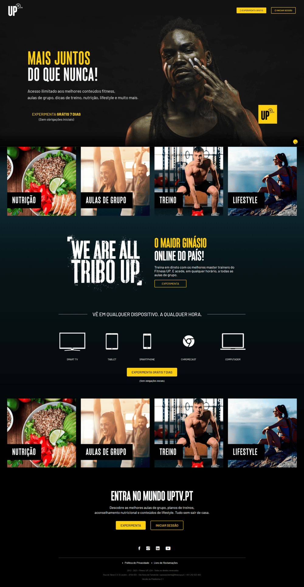 Website de streaming de vídeos